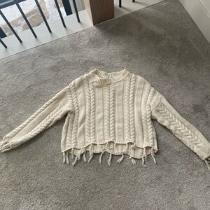 Cropped Sweater size small
